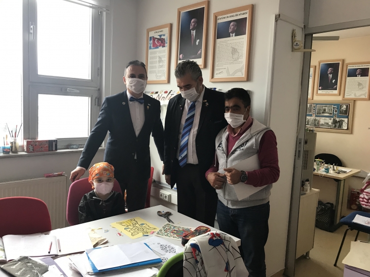 DIŞKAPI ÇOCUK ONKOLOJİ HASTANESİNE YARDIM PROJEMİZE GUVERNÖRÜMÜZ İLE GİTTİK
