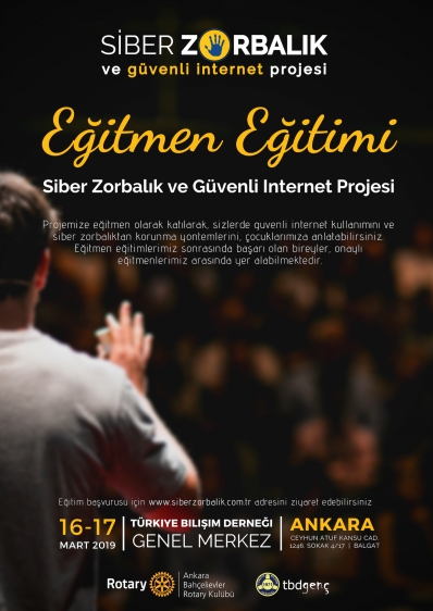 SİBER ZORBALIK VE GÜVENLİ İNTERNET KULLANIMI PROJESİ AÇILIŞINA DAVETLİSİNİZ